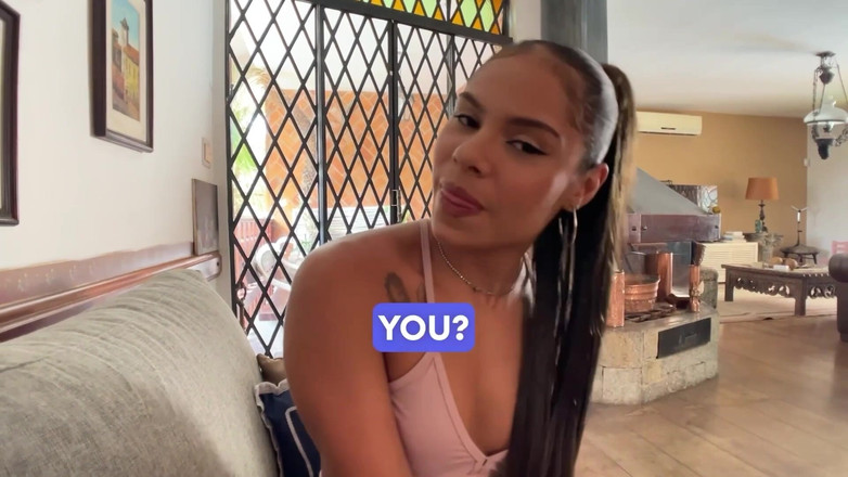 Johnny Grey: Brunetă latino sizzling: adânc în gât și lins de locuri de muncă...