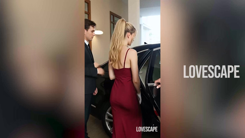 Lovescape: Un rendez-vous innocent avec une blonde finit en laisse et...