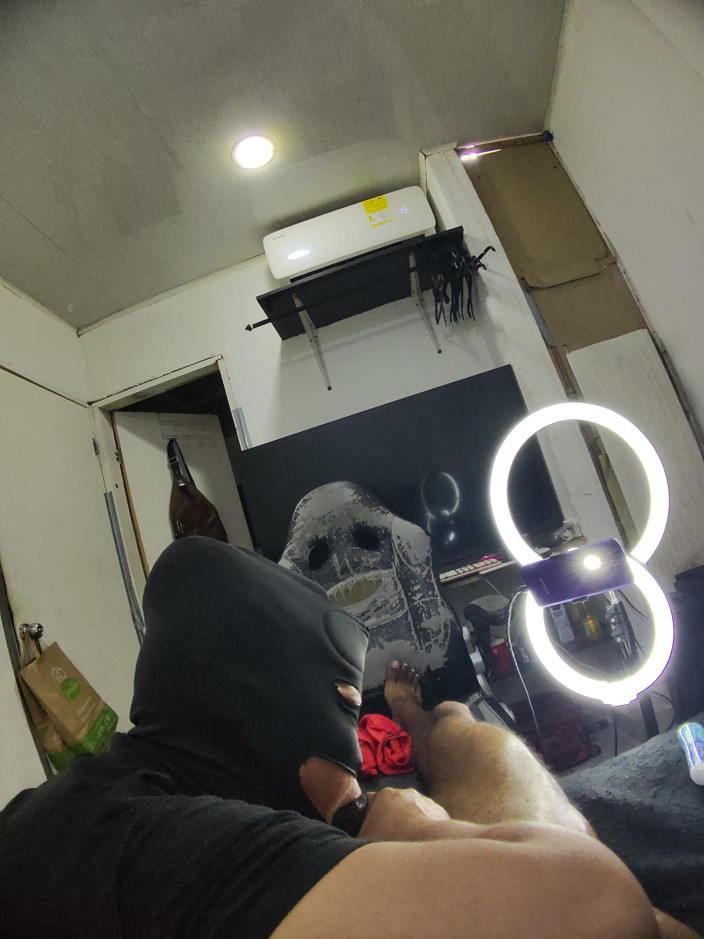 Cum-lobian dickdrainers: Throat Champ Black Mask 5