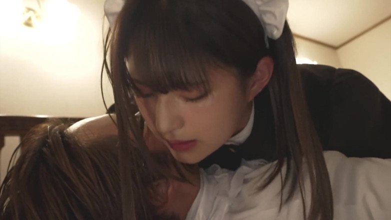 Apolix-JP: 133cm Maid Uniform Cosplayer Massive on the a-cup Body That...
