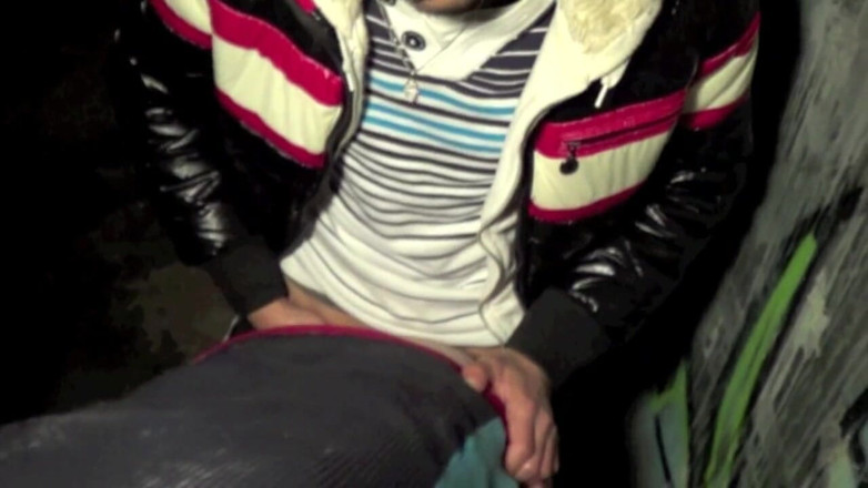 Crunch Boy: Tony fucked by straight scally boy outdoor