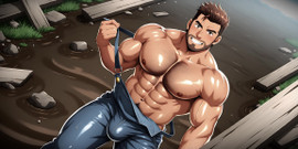 Erotic Man: विशाल चिढ़ा उभार के साथ मर्द