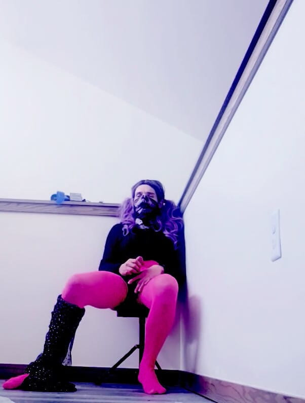 Natalie Slax: Versaute sperma-schlampe tgirl sissy