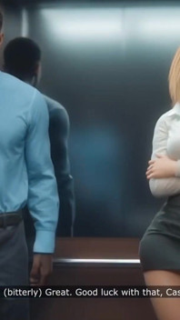 Stuck in an Elevator with My Boss's Wife