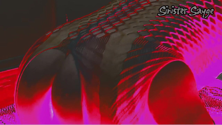 sinistersayge: Sayge Twerking在一根巨大的假阳具上