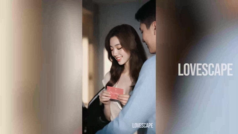 Lovescape: Stay with Me - Sweet Asian Angel Becomes Valentine’s Day Nympho...