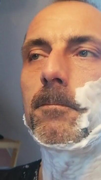 Man Shaving