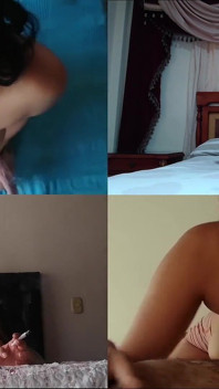 4 bildschirme, sperma-sex-fetisch