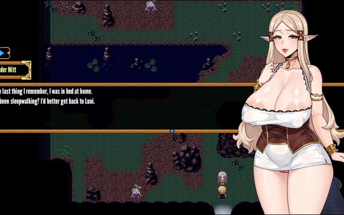 Cumming Gaming: Ocas touhy Femboy Hentai hra ep.7 elf milf dělá legraci...