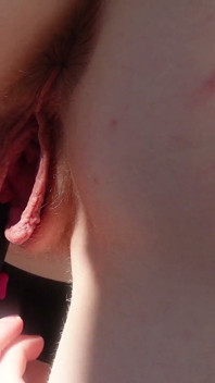 Clit Sucker Vibrator Masturbation and Orgasm From Behind