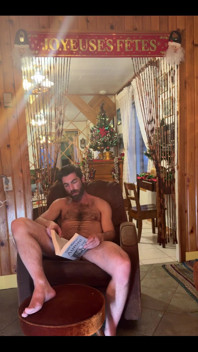 Relaxing and Reading a Book