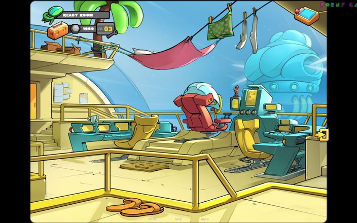 Porny Games: Space Rescue: Code Pink (v12.5) - Motociclista com Belas Tatuagens