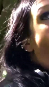 BBW-dame blowjob in der natur