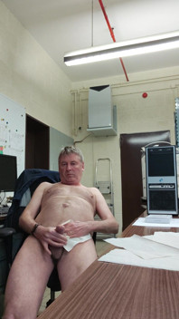 Cumming in the Office