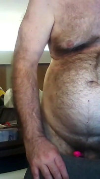 Coach Karl Standing and Showing off His Fur