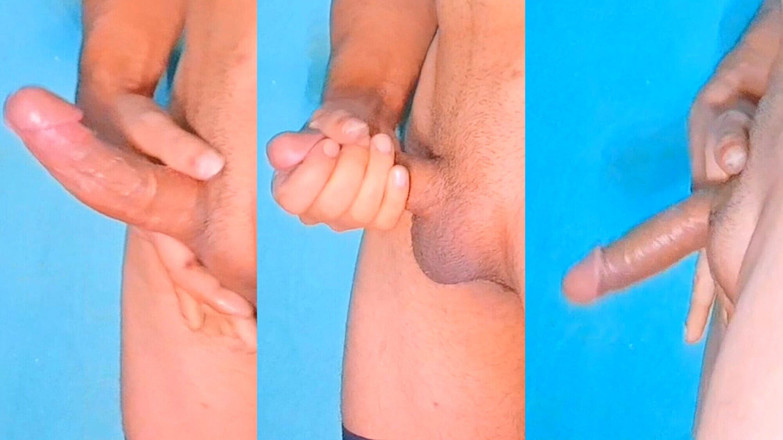 Young Master: Un garçon mignon se masturbe et joue avec une grosse...