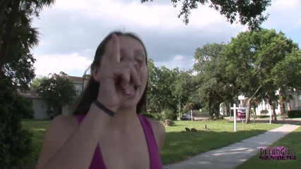 Dream Girls: Great tits on this college girl