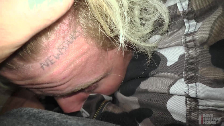 Boys half-way house: Butt-ravaged Teen Swallows 1st Load