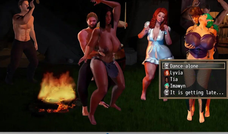 XXX Games Bunk: A Struggle with Sins - Gameplay - Roleplay - Tia -wife Dance with Stranger...