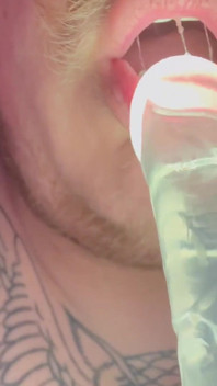 Glowing Dildo - Smoking