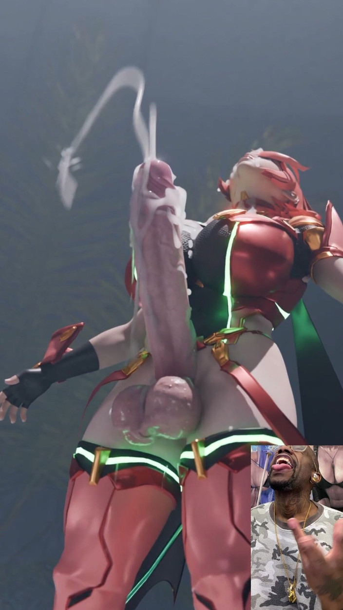 L6RD7BLU3 FUTA: Futuristă transsexuală cu sâni mari nu se poate opri din...