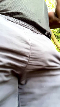 Look at That Monster Go as I Walk in Shorts Commando