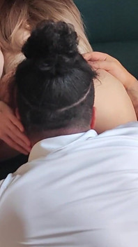 My Step Brother Eats My Pussy and Ass and Makes Me Have 3 Orgasms!