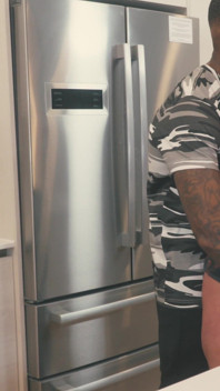 PAWG Slampa Flickvän Tar Kuk Över Hela Köket