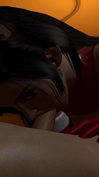 Tifa & eve threesome natal (animasi ff7 & pedang bintang) bagian 1