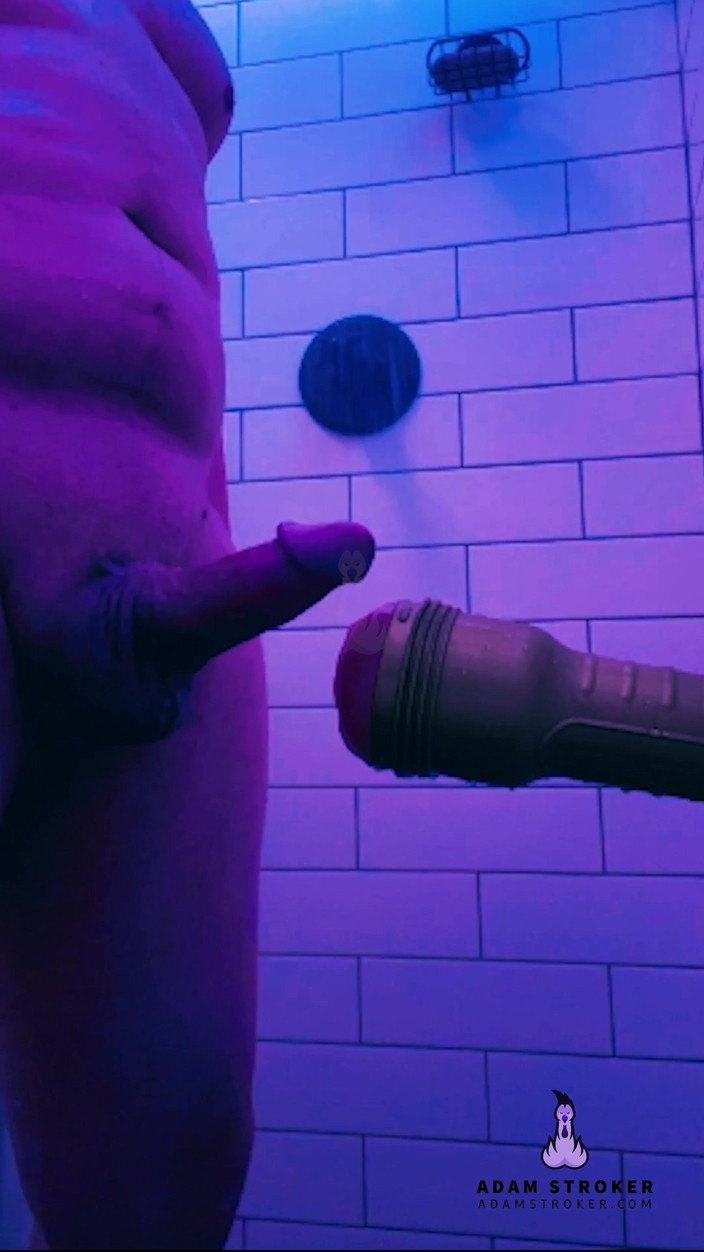 Adam Stroker: Shower Fleshlight Fuck Session