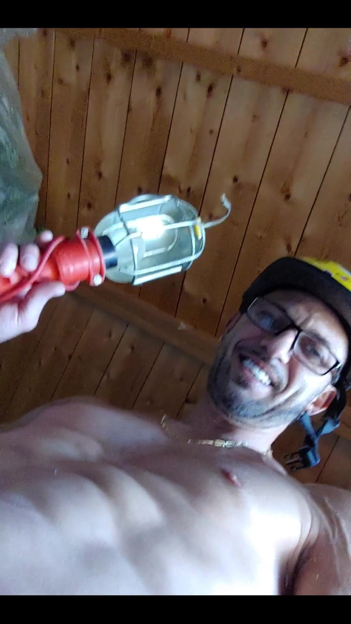 Boy jerking off: Small Repair Work