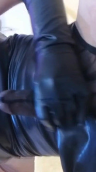 Cum & Piss in Black Nylon and Leather Promo