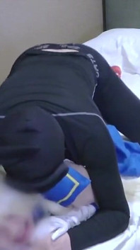 Hravé zdobit Moment štíhlá roztomilá kráska ve stylu Cosplay si užívá odvážnou soukromou creampie scénu - angle1
