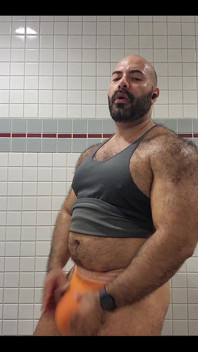 Man in Bathroom