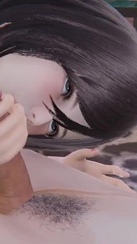 Shingeki No Kyojin Hentai - Labă cu Mikasa și Lins de pulă