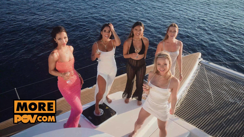 Its POV: Awesome Bachelorette Foursome with Alexa Flexy, Lia Lin and May...