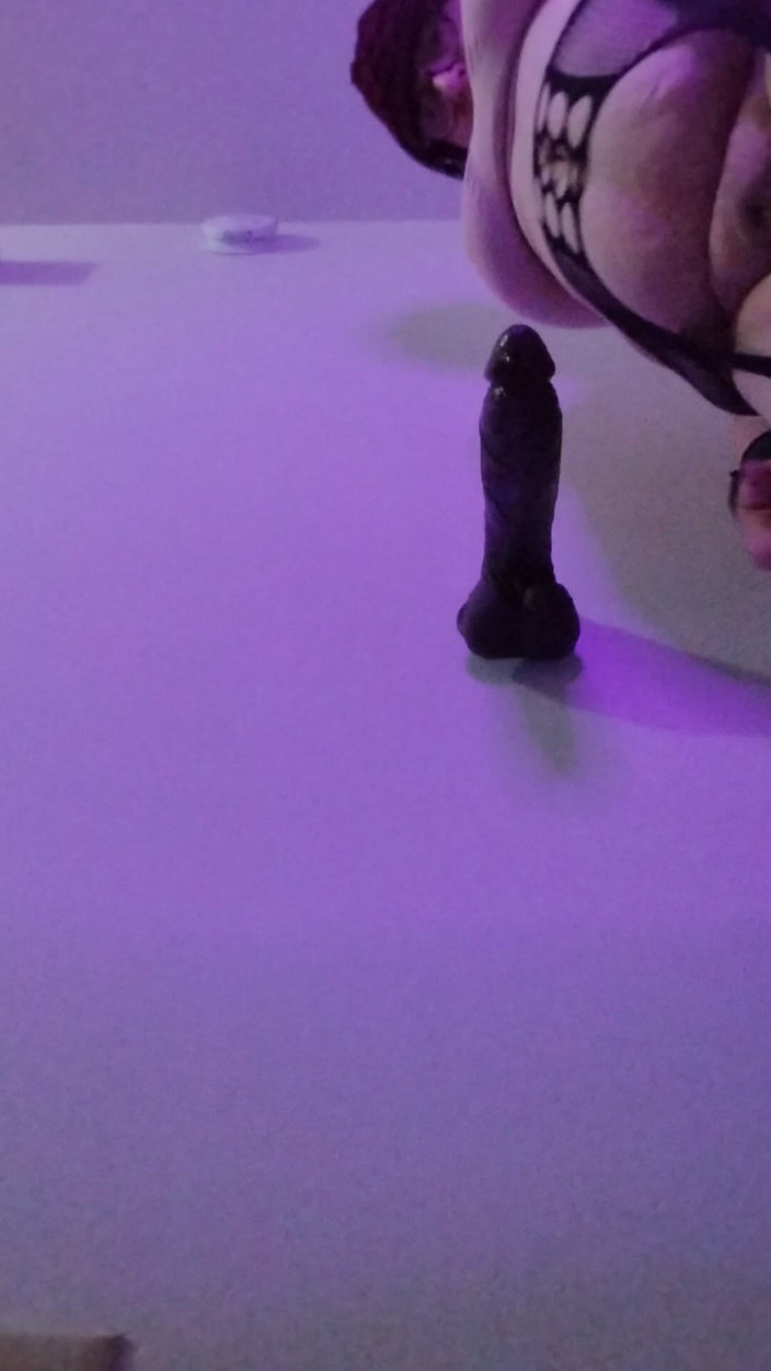 Princess Udders: Teasing Wall Fuck in Pink and Black
