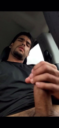 Wanking in the Car