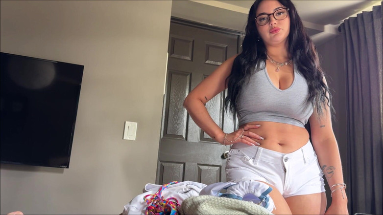 Alex Adams: Big Step Sis Shares Bed on Miami Vacation - Nika Venom