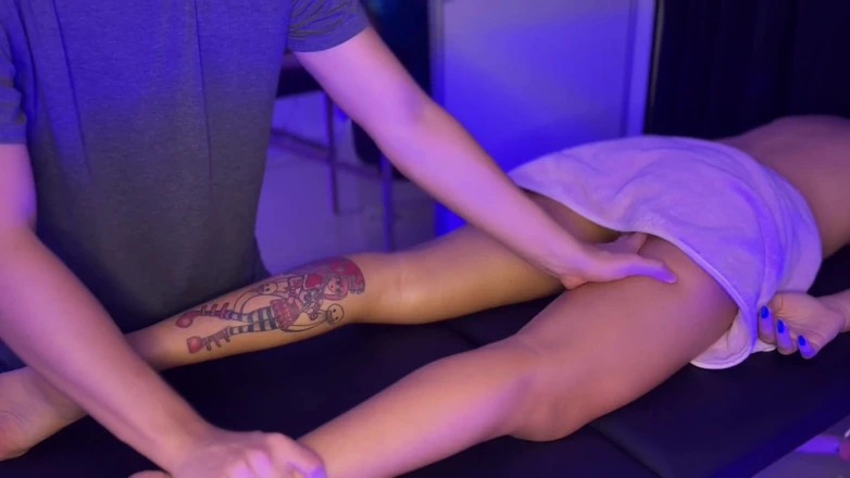 Sato Massage: She Enjoyed the Leg Massage so Much That She Didn't...