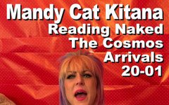 Cosmos naked readers: Mandy Cat Kitana Membaca Bogel Ketibaan Kosmos 20-01