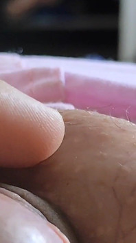 Small Electric Shocks to the Penis with the Usb Cable for Stimulation.