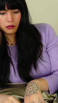 Nerdy classmate makes you serve her cock