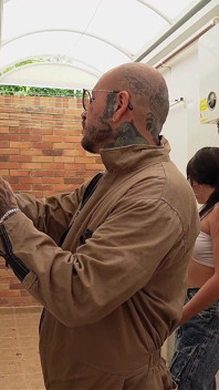 I'm Fucked by the Worker My Stepmom Hired - Cumshot in the Mouth