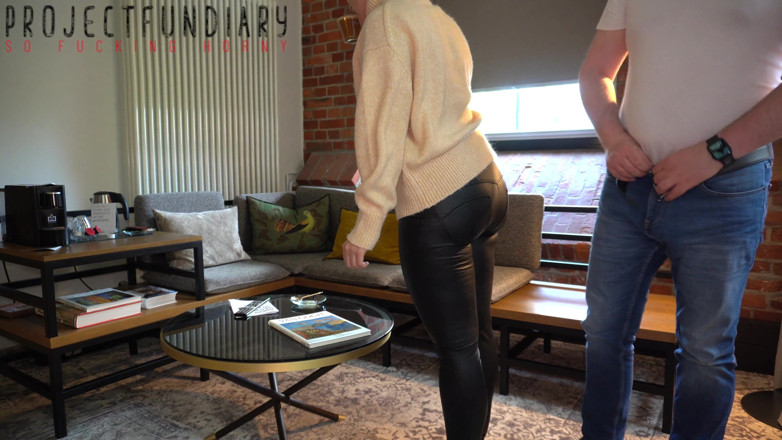 Projectsexdiary: coffee break sex rubber pants turtleneck