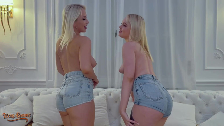 Texas and blondes: Bay Teksas ve sarışınlar greta foss ve vera jarw ile şimdiye...