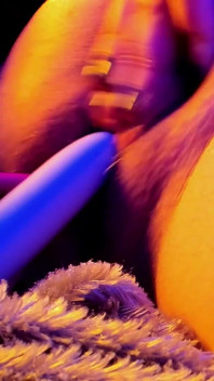 I Made Myself Cum with My Bullet Vibe on My Huge Dick Clit