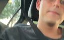 Twinkboy studio: German Twink Boy Jerks off in Moving Car and Cums
