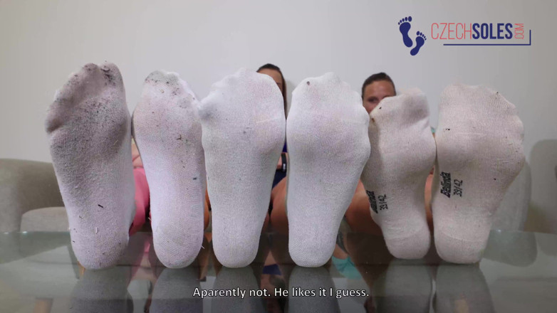 Czech Soles - foot fetish content: Who Has the Most Stinky Socks?