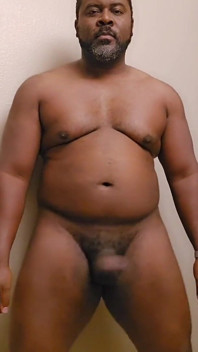 Horny Bear Stroking Darksome Cock